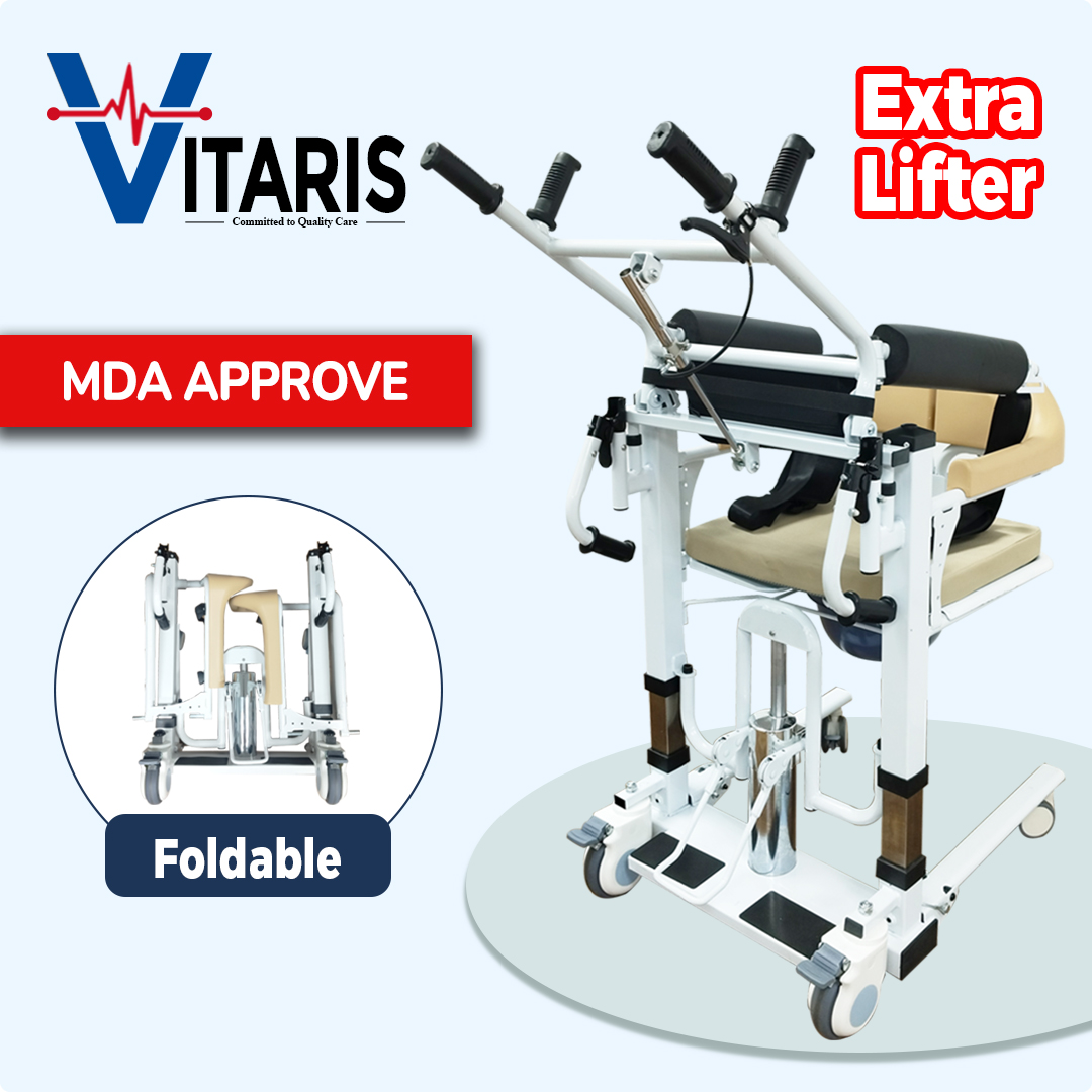 Transfer Commode Wheelchair With Lifter